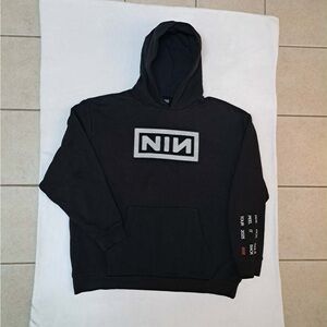 Nine Inch Nails 2025 "Peel It Back Tour" Black Hoodie - MEN'S SIZE 2XL
